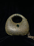 Medium Gold Kundan Clutch | RKC-02
