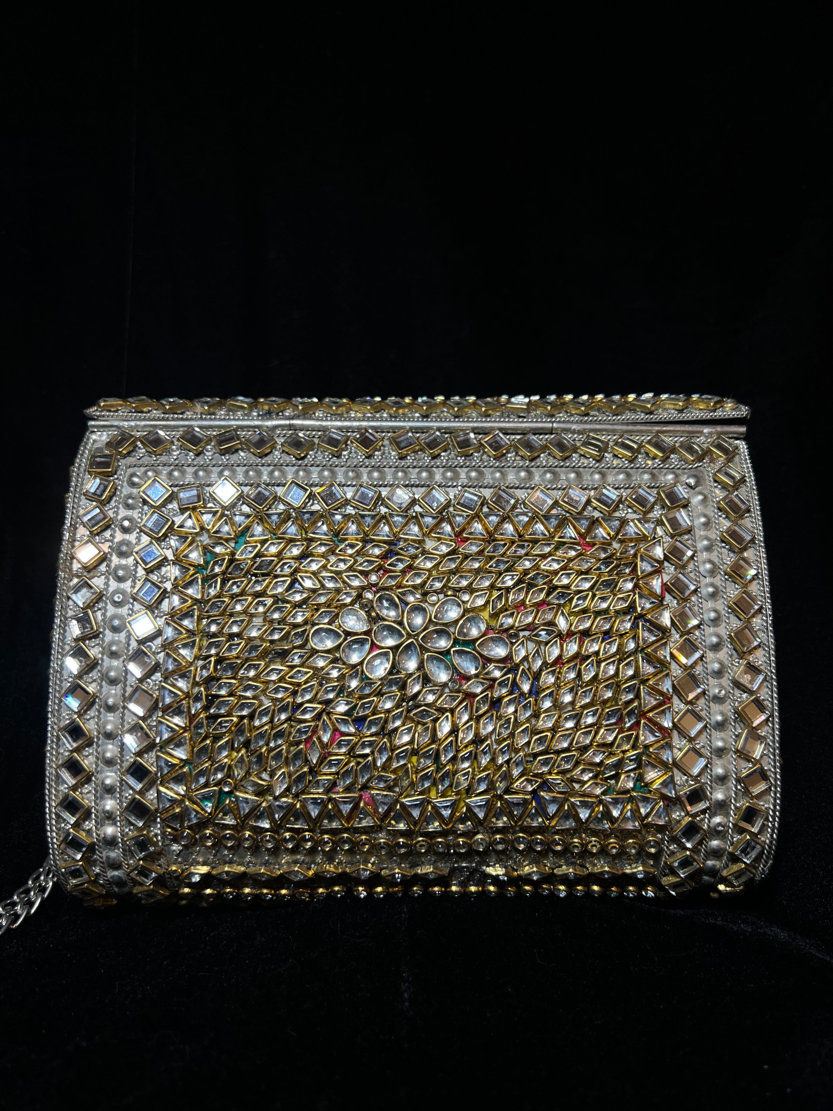 Large Kundan Clutch | RKC-04