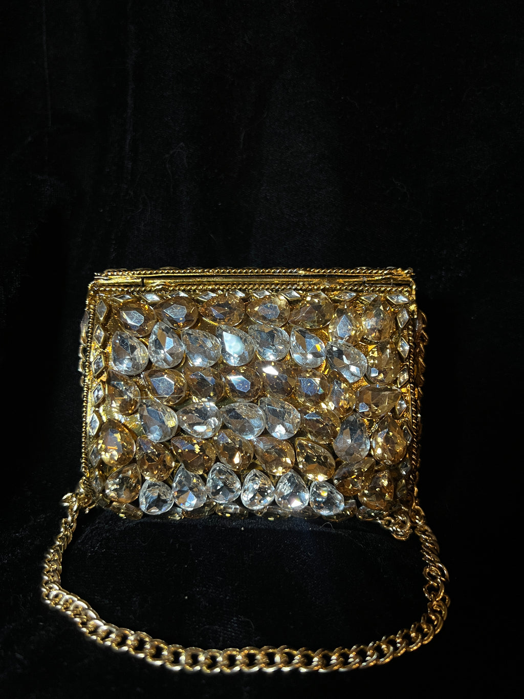 Small Bronze Kundan Clutch | RKC-12