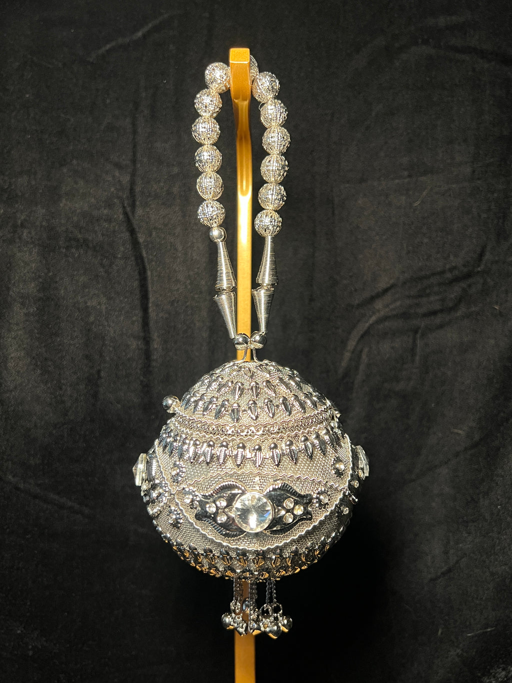Silver Sphere Metal Clutch | RMC - 02
