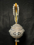 Silver Sphere Metal Clutch | RMC - 02