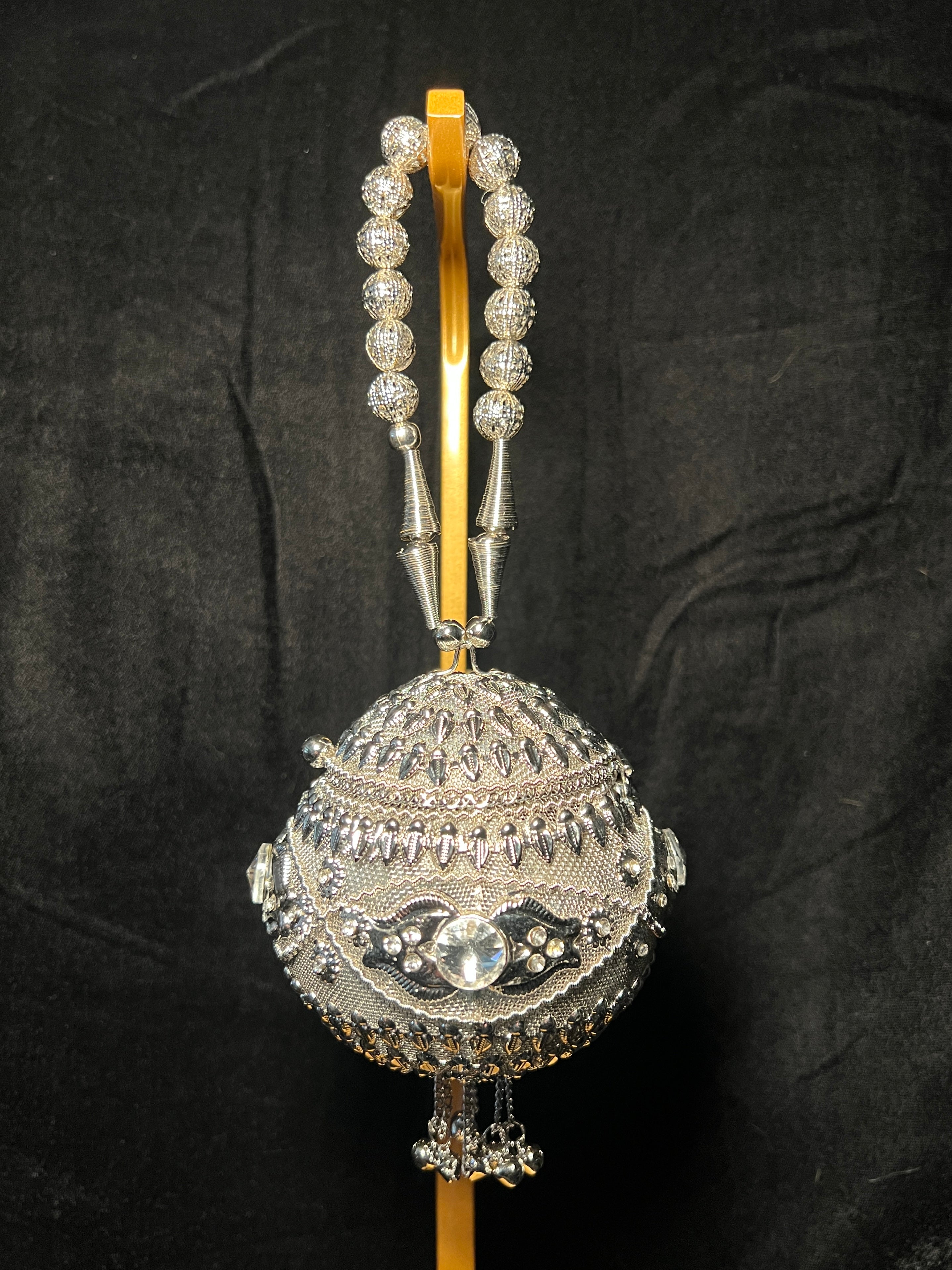 Silver Sphere Metal Clutch | RMC - 02