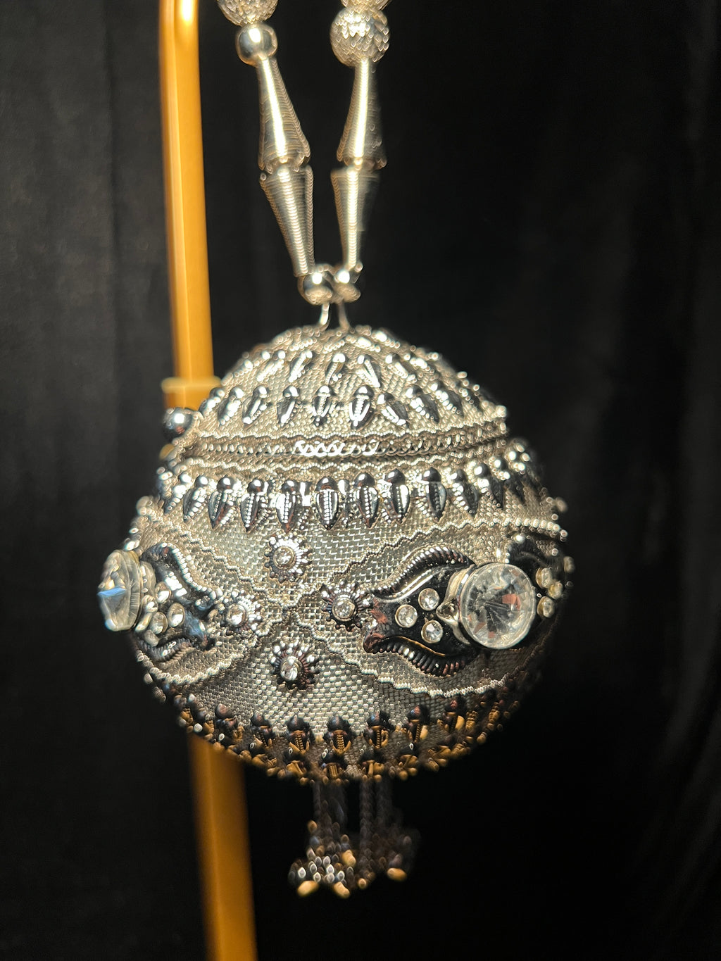 Silver Sphere Metal Clutch | RMC - 02