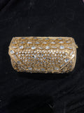 Small gold Kundan clutch