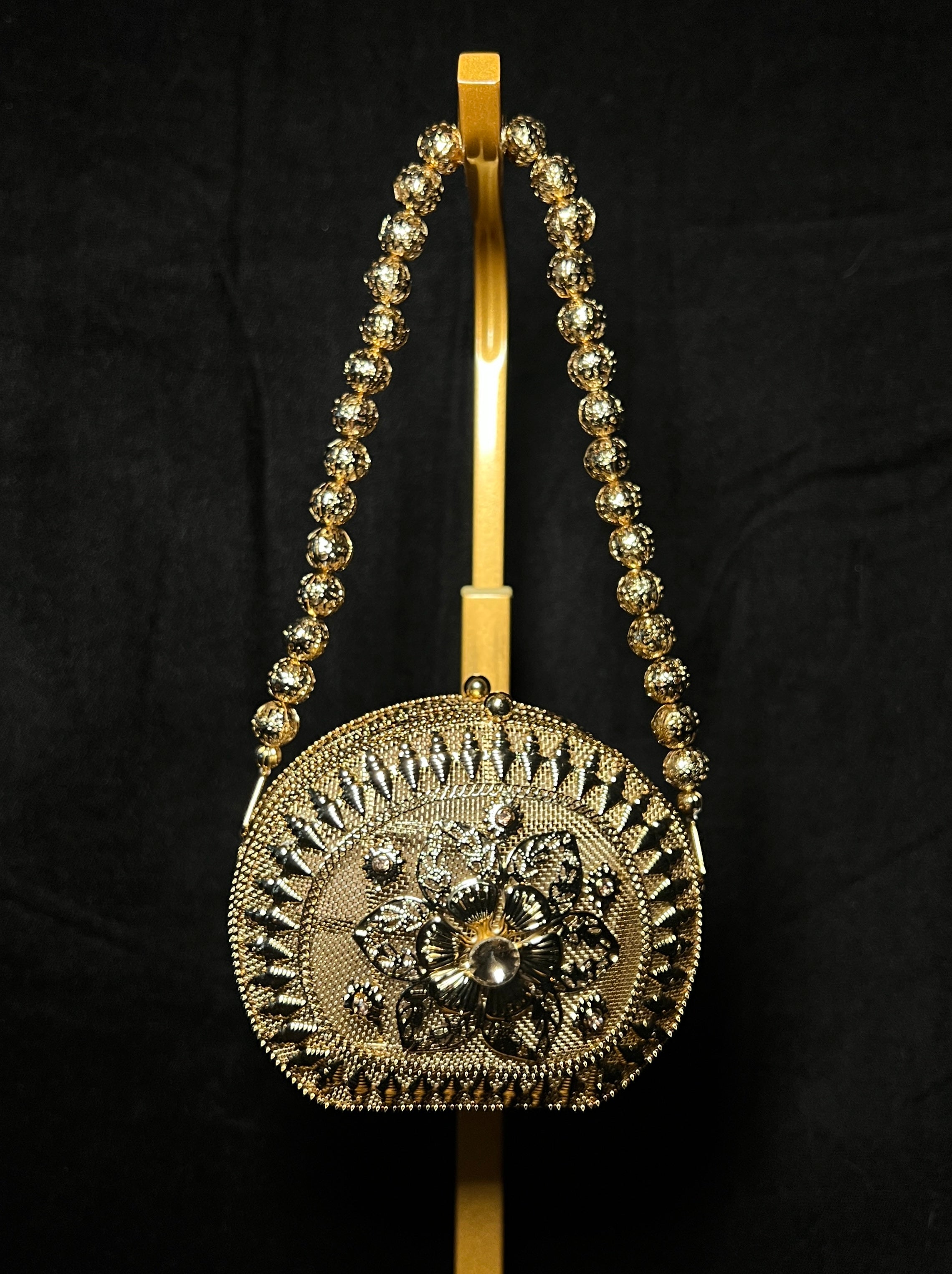 Bronze Dumpling Metal Clutch | RMC-12