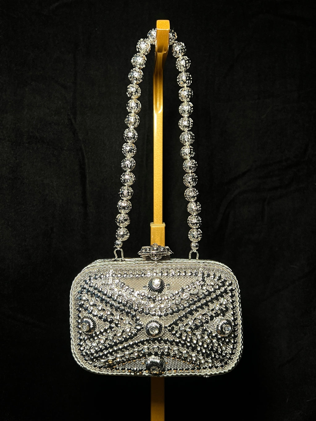 Rectangle Round Edge Metal Clutch | RMC - 07