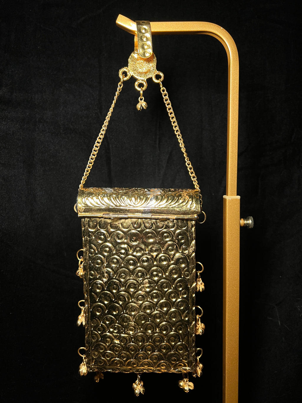 Rectangle Gold & Silver Brass Clutch | RBC-02