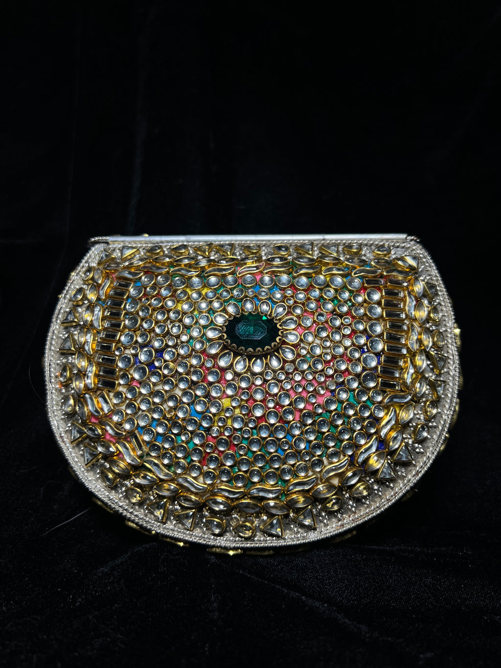 Medium Kundan Clutch | RKC-01