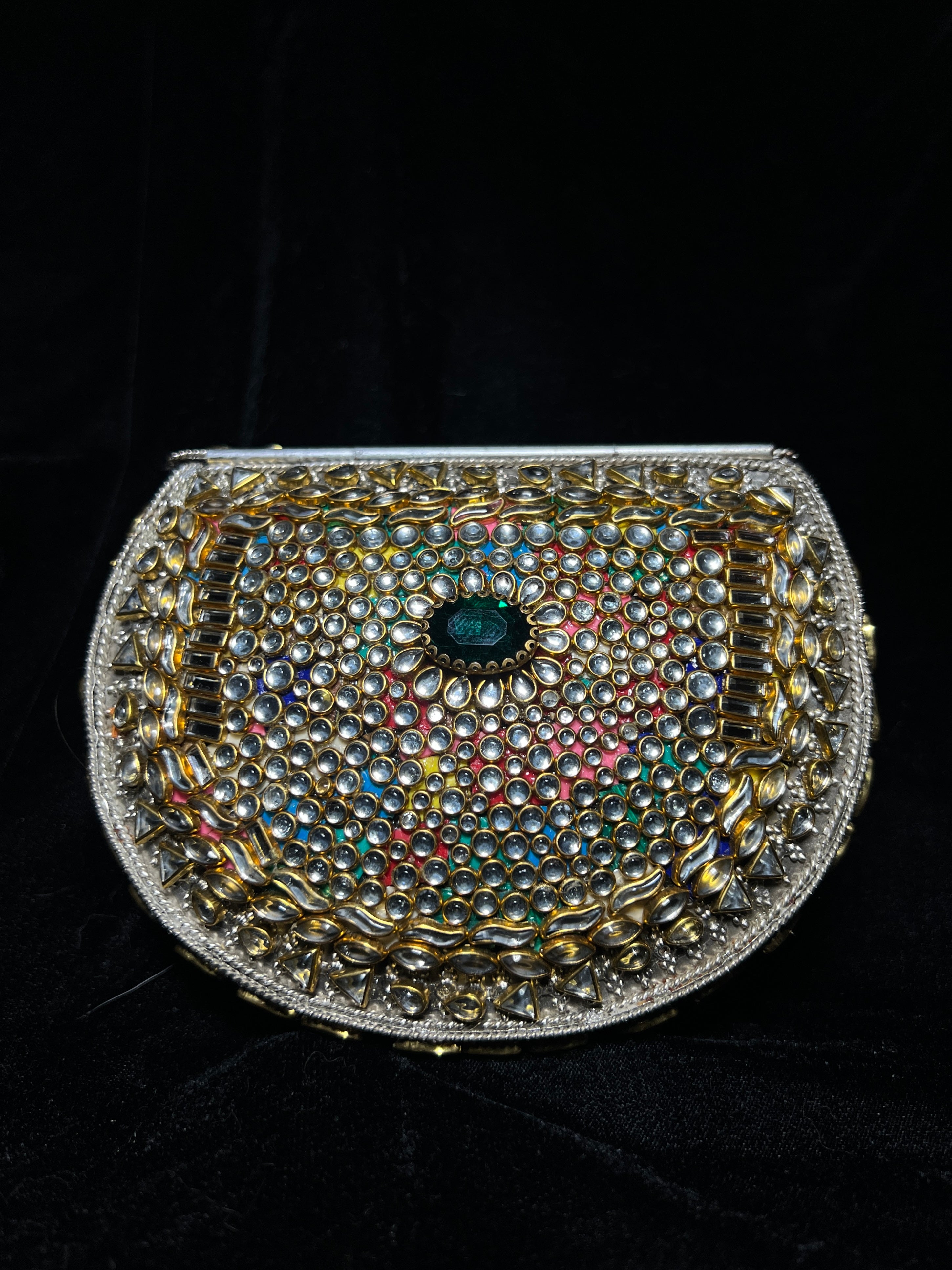 Medium Kundan Clutch | RKC-01
