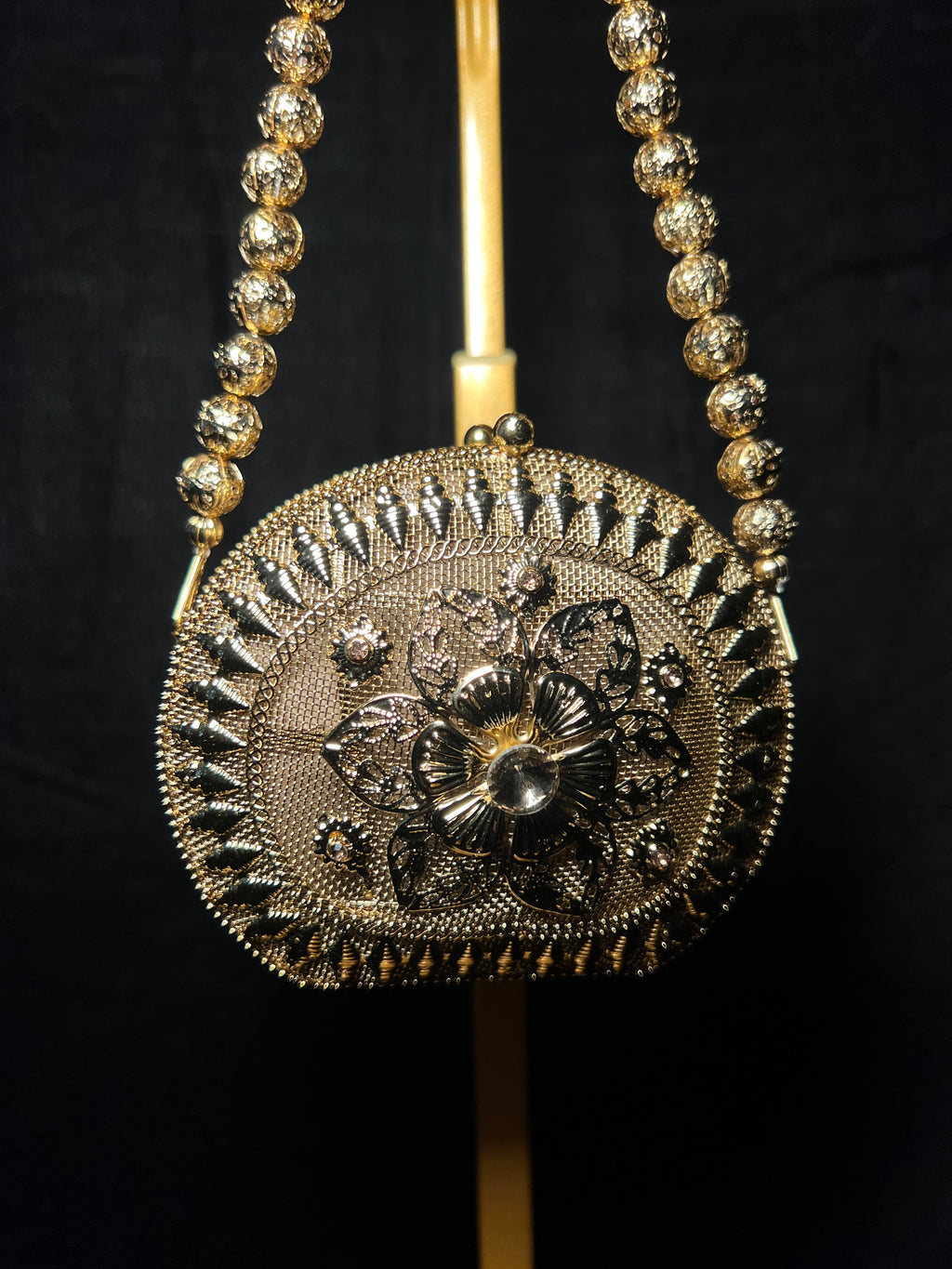 Bronze Dumpling Metal Clutch | RMC-12