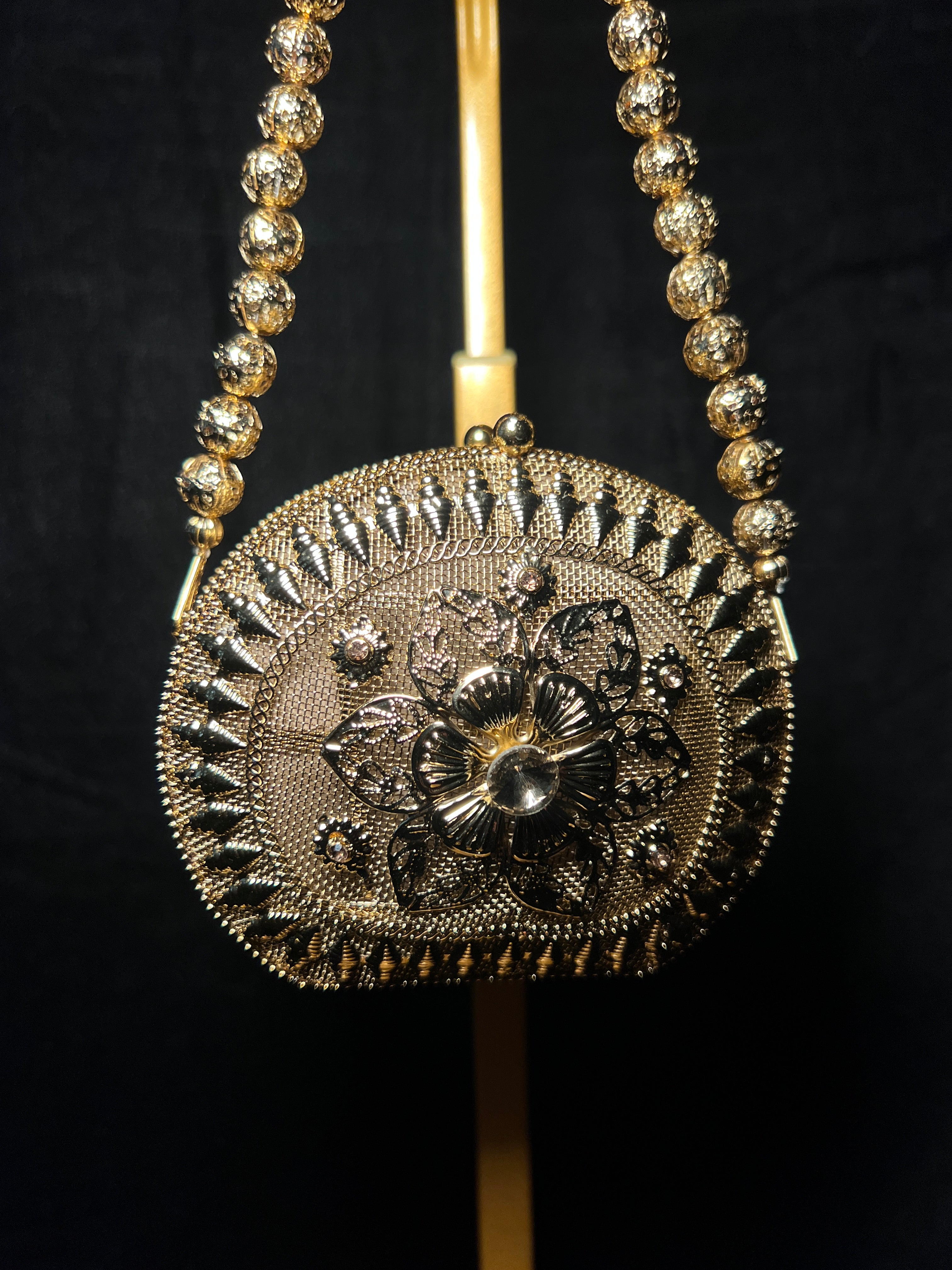 Bronze Dumpling Metal Clutch | RMC-12