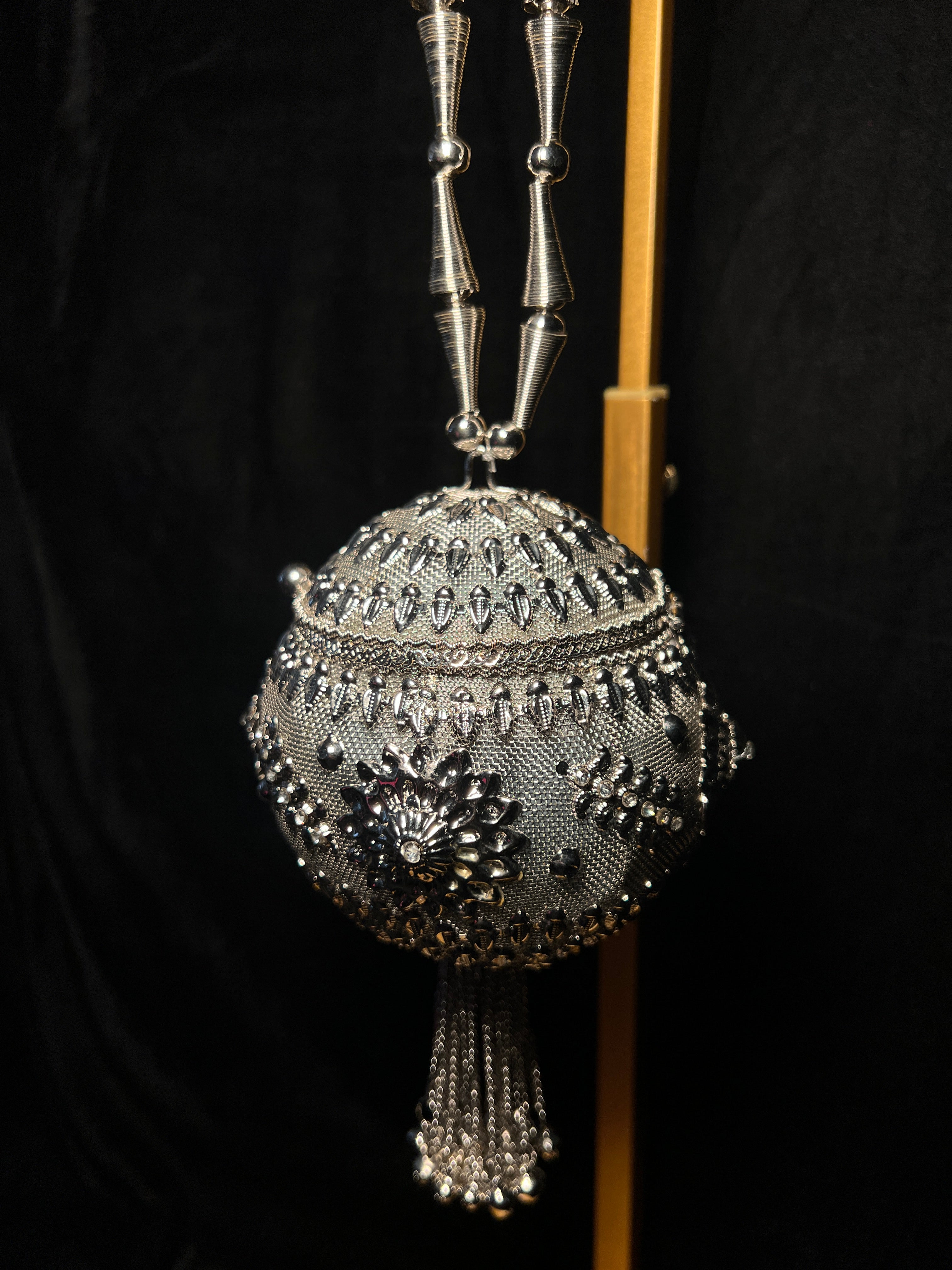 Silver Sphere Metal Clutch | RMC - 08