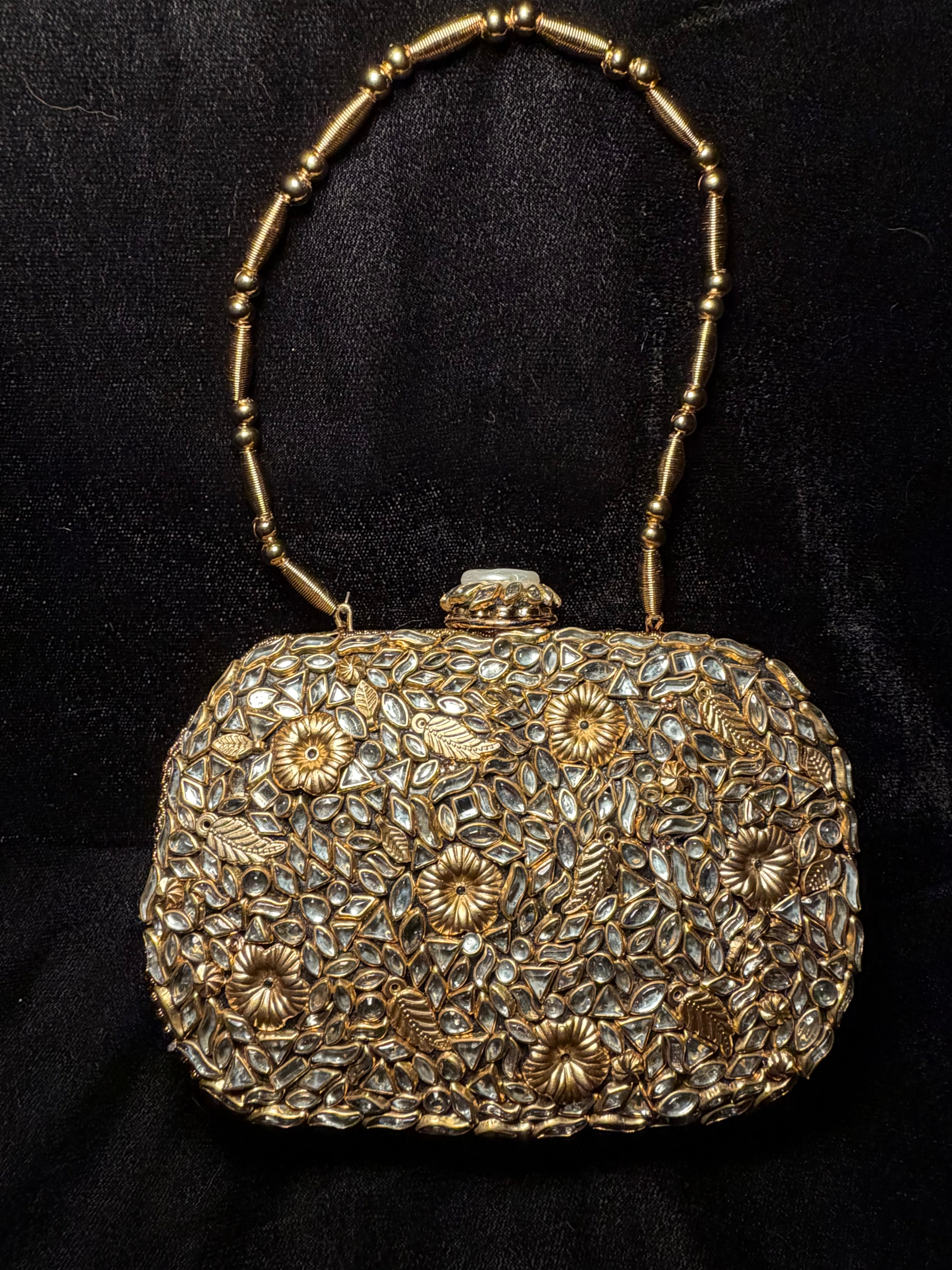 Bridal Kundan Clutch | RKC-62