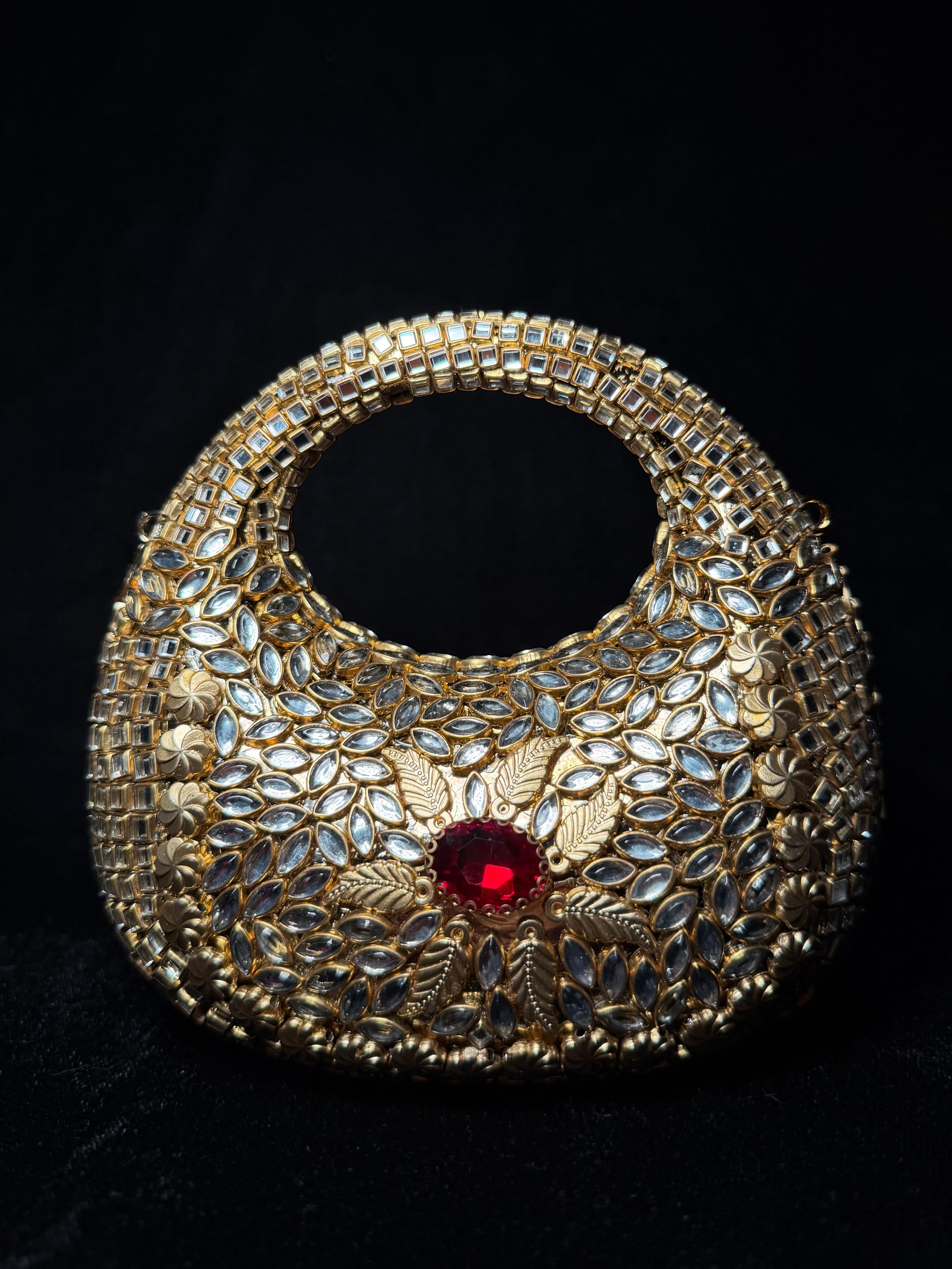 Baby Doll Kundan Clutch | RKC-211