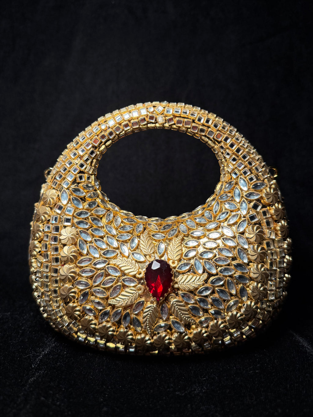 Baby Doll Kundan Clutch | RKC-211