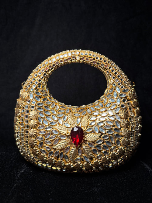 Baby Doll Kundan Clutch | RKC-211