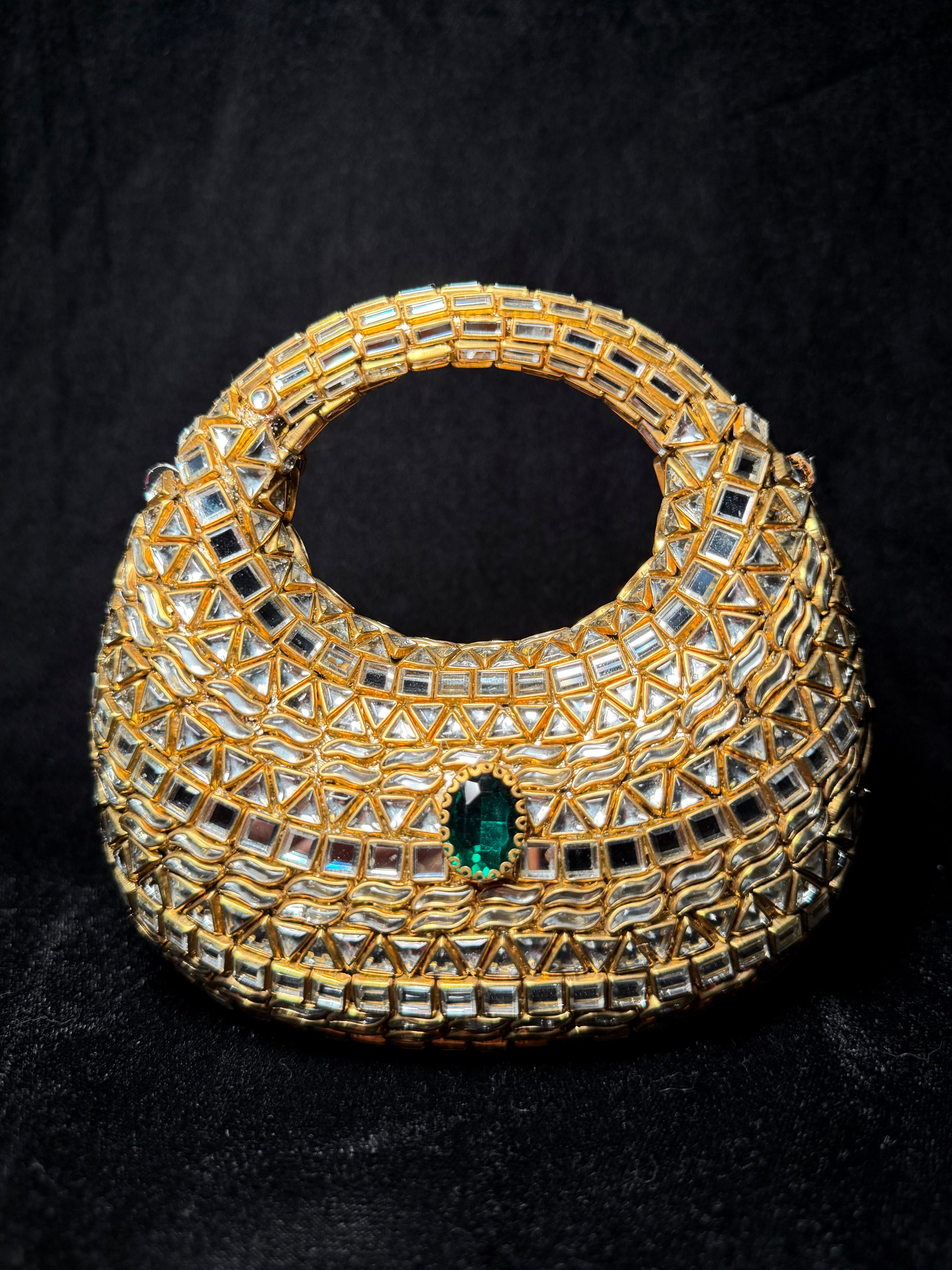 Baby Doll Kundan Clutch | RKC-213
