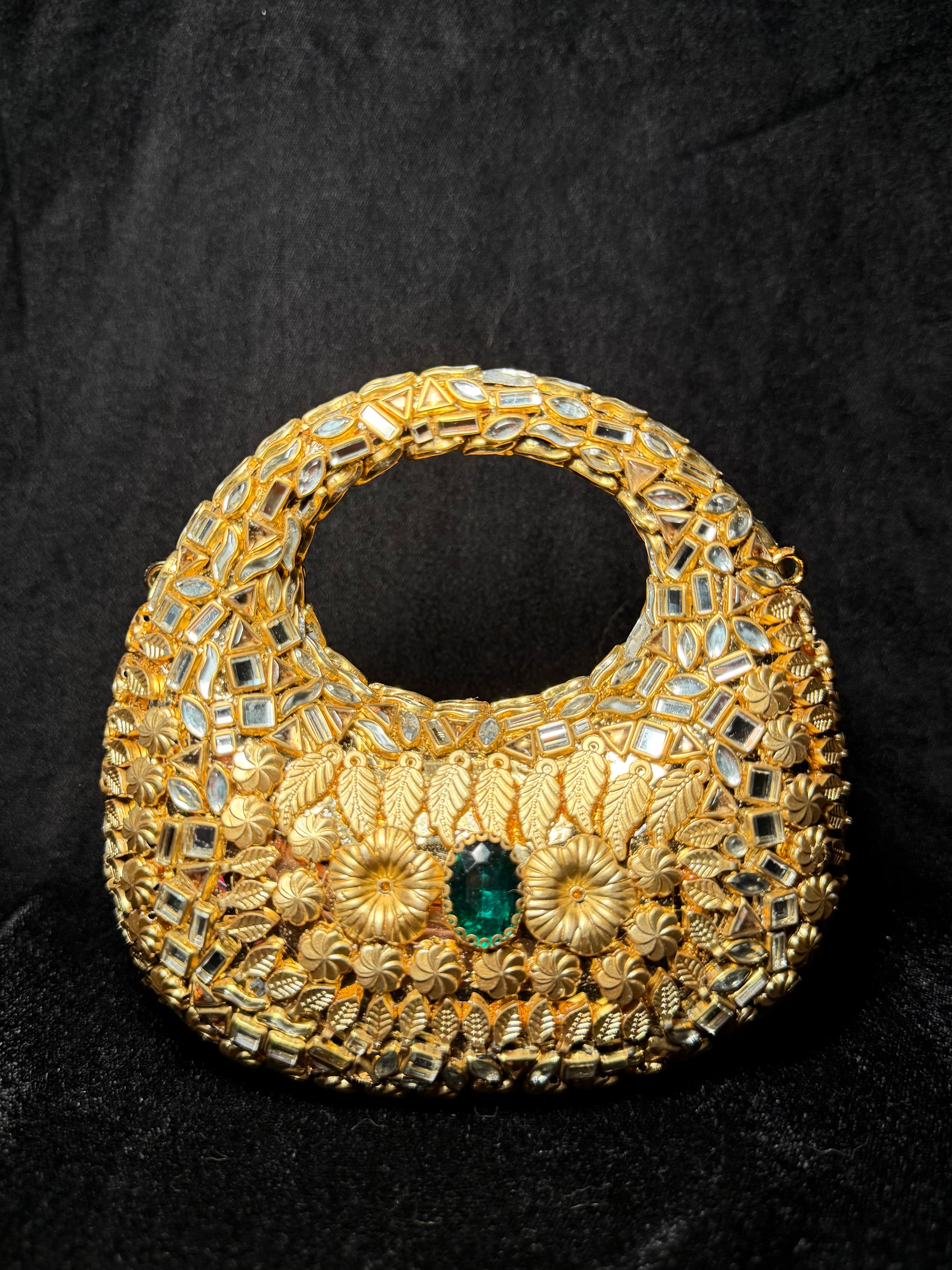 Baby Doll Kundan Clutch | RKC-216