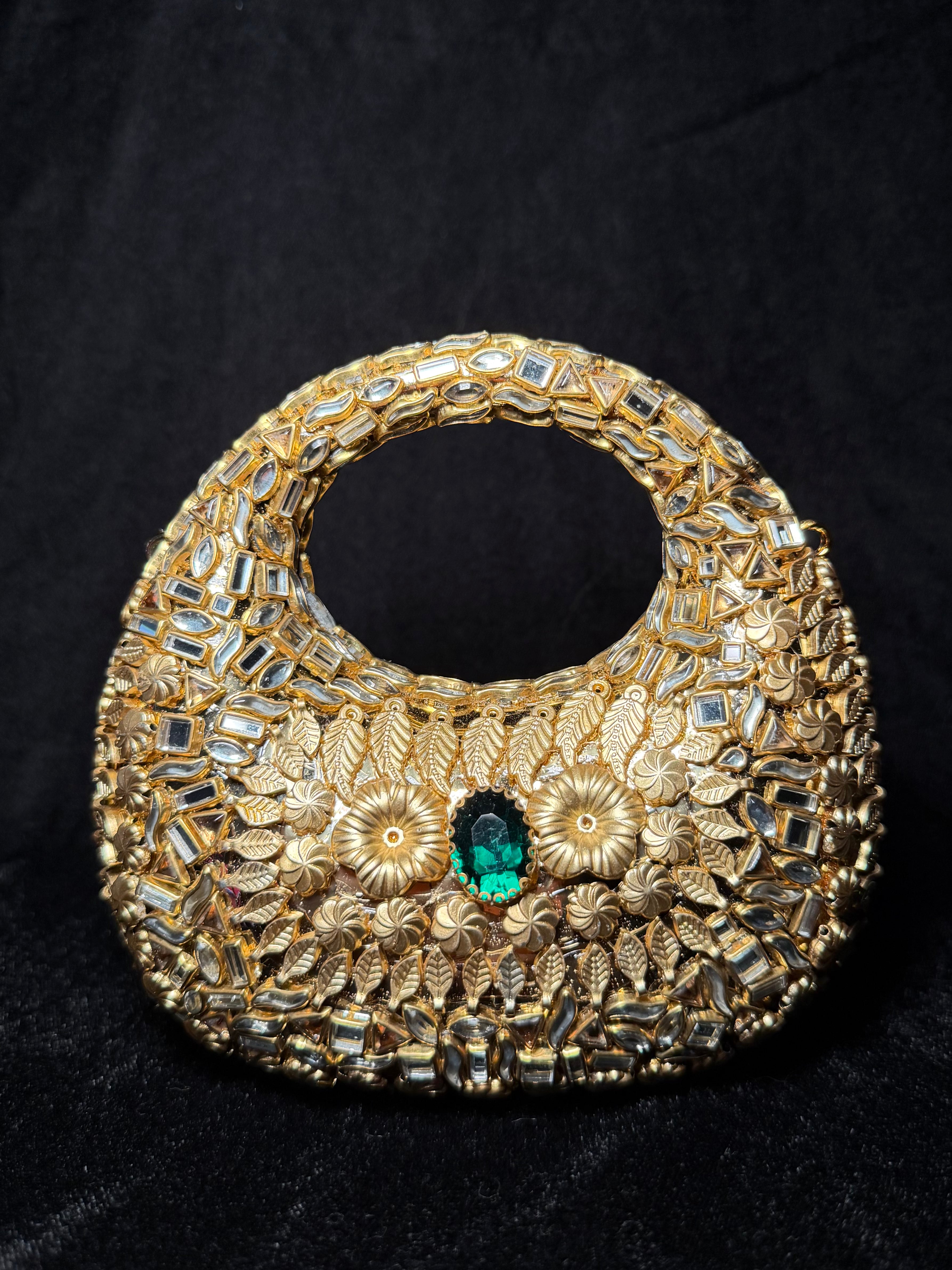 Baby Doll Kundan Clutch | RKC-216