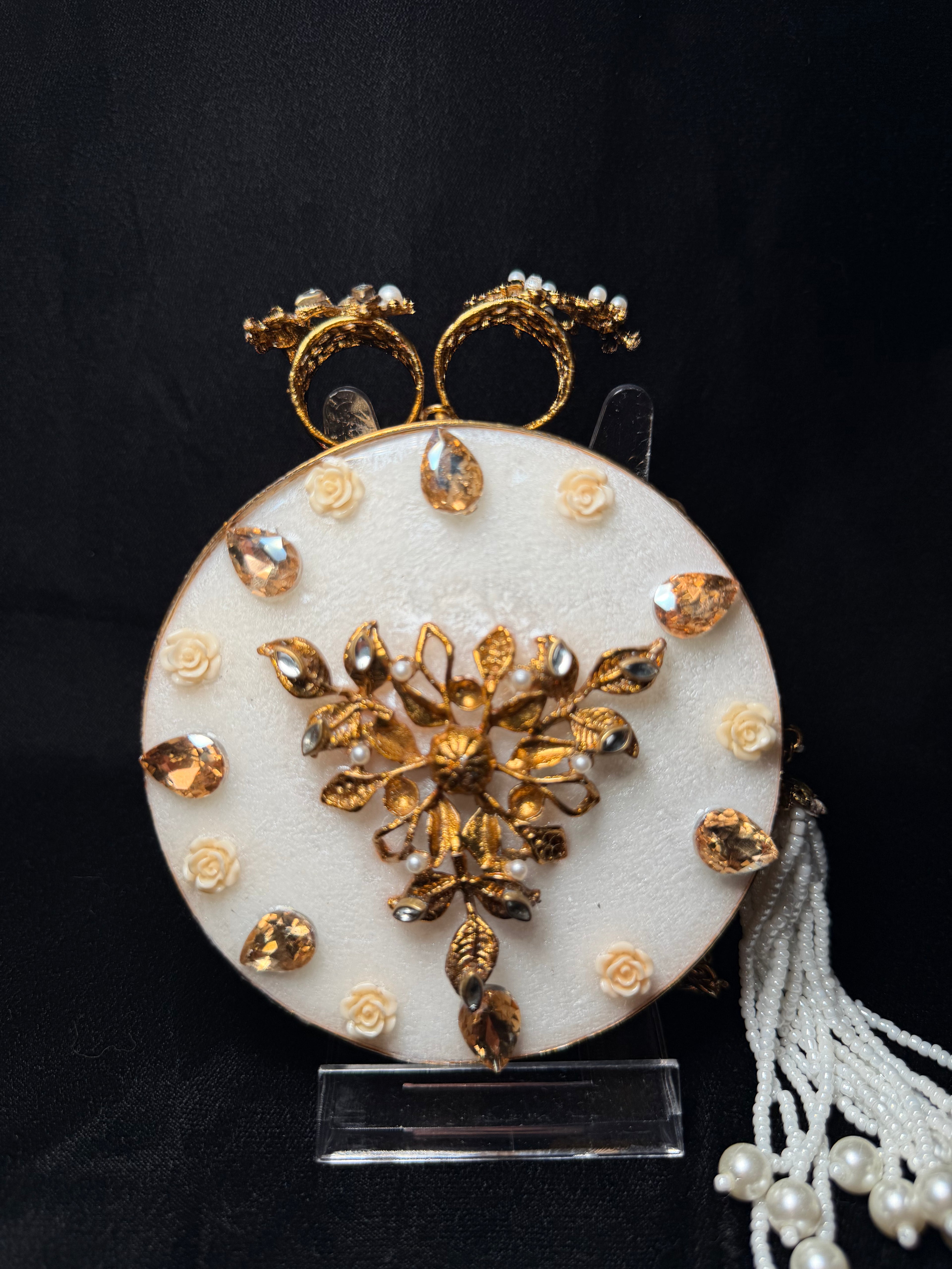 Small Moon Metal Clutch | RKC-210