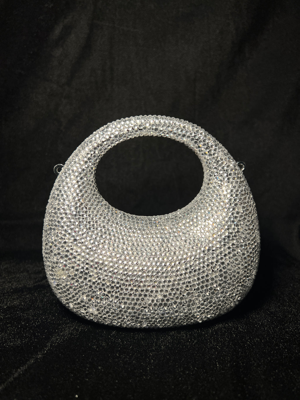 Silver Rhinestone Clutch | RRC-02