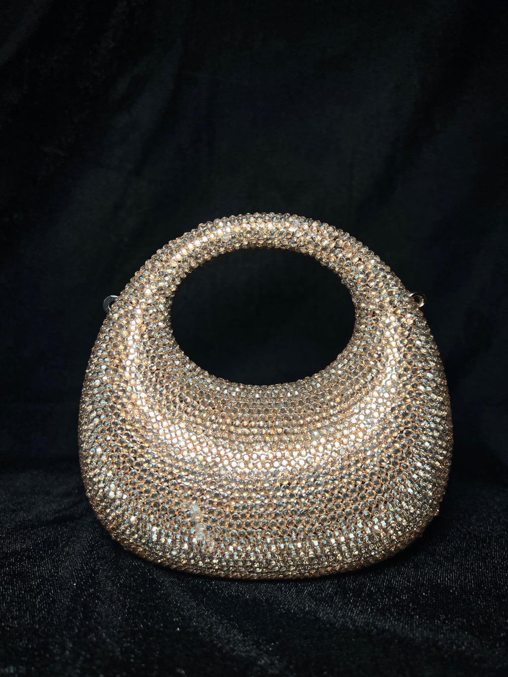 Champagne Rhinestone Clutch | RRC-01