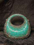 Green Rhinestone Clutch | RRC-06