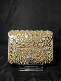Small Rectangular Kundan Clutch | RKC-110