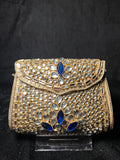 Small Trapezoid Kundan Clutch | RKC-112