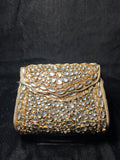 Small Trapezoid Kundan Clutch | RKC-120