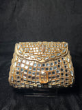 Small Trapezoid Kundan Clutch | RKC-121