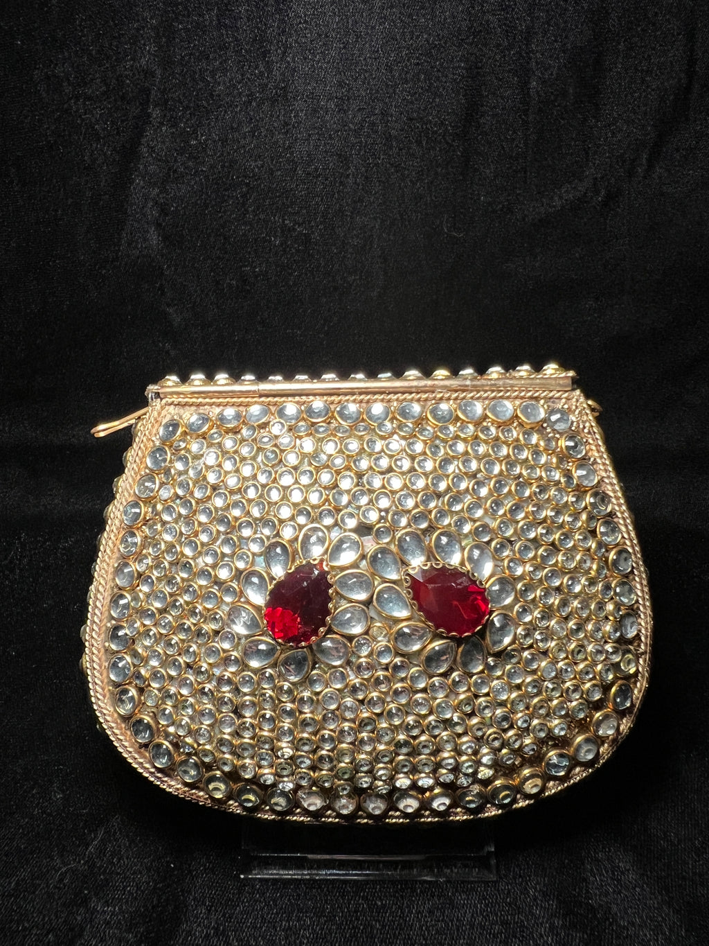 Medium U Kundan Clutch | RKC-140