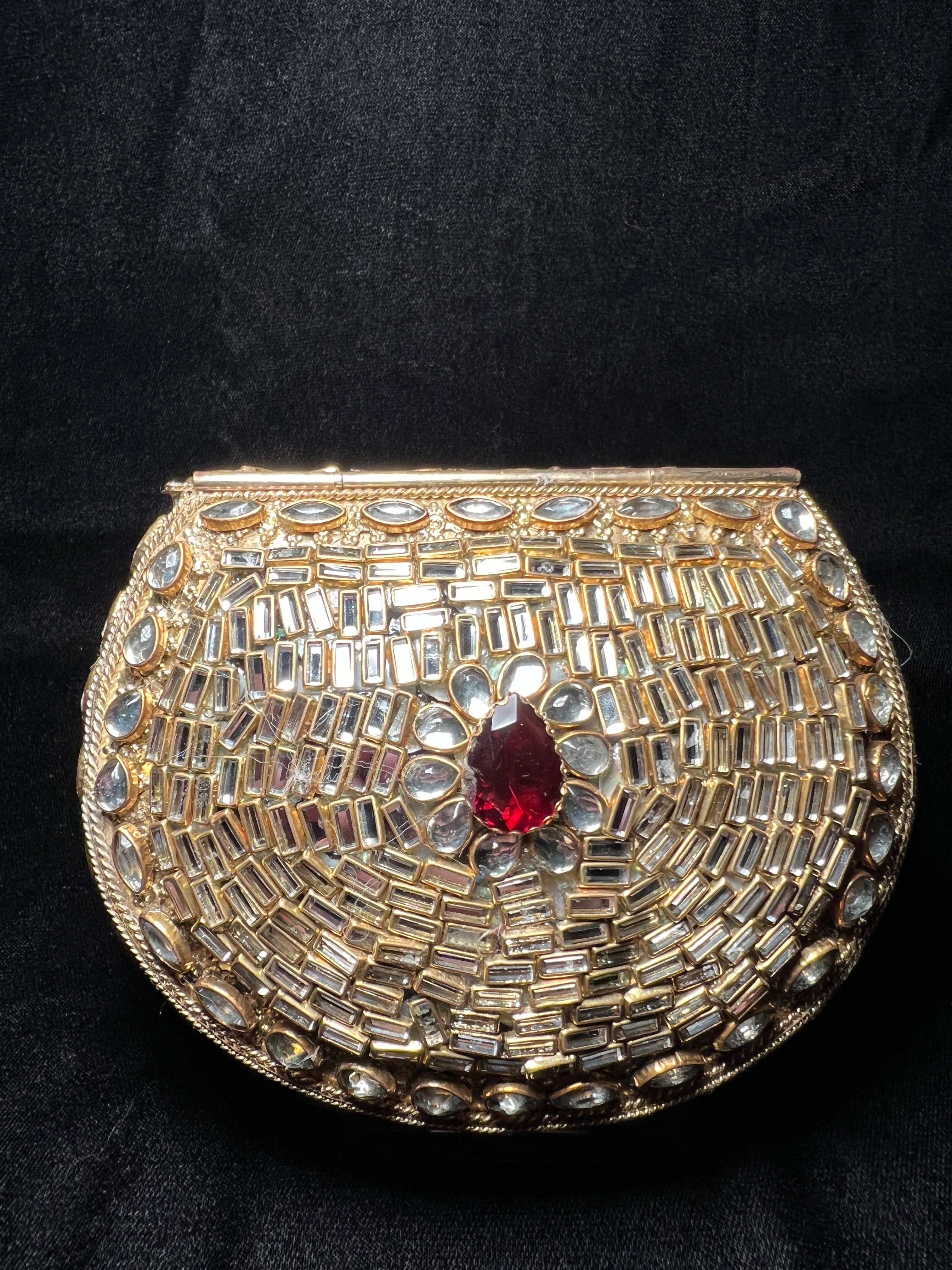 Medium U Kundan Clutch | RKC-141