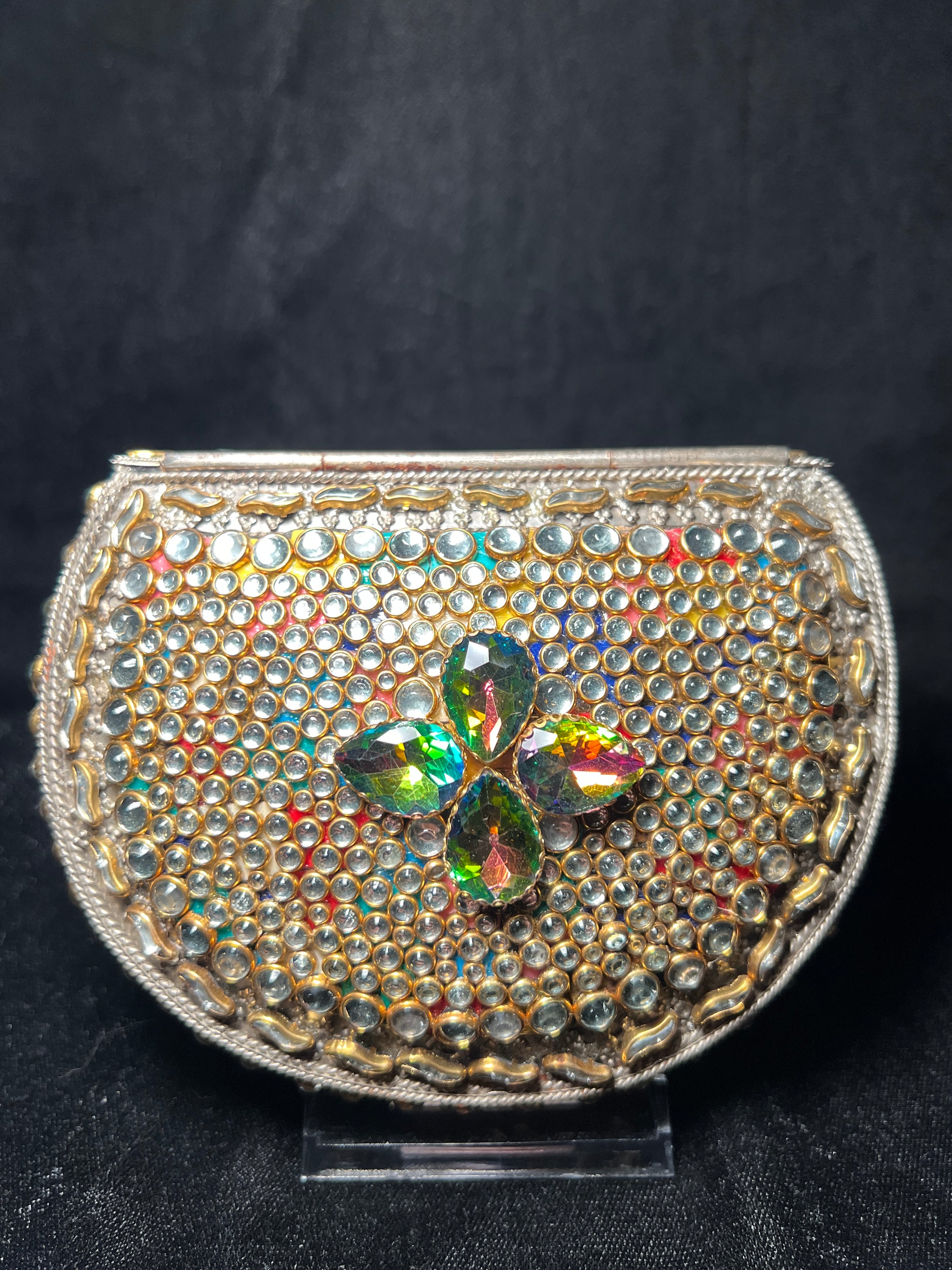 Medium U Kundan Clutch | RKC-142