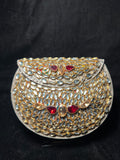 Medium U Kundan Clutch | RKC-143