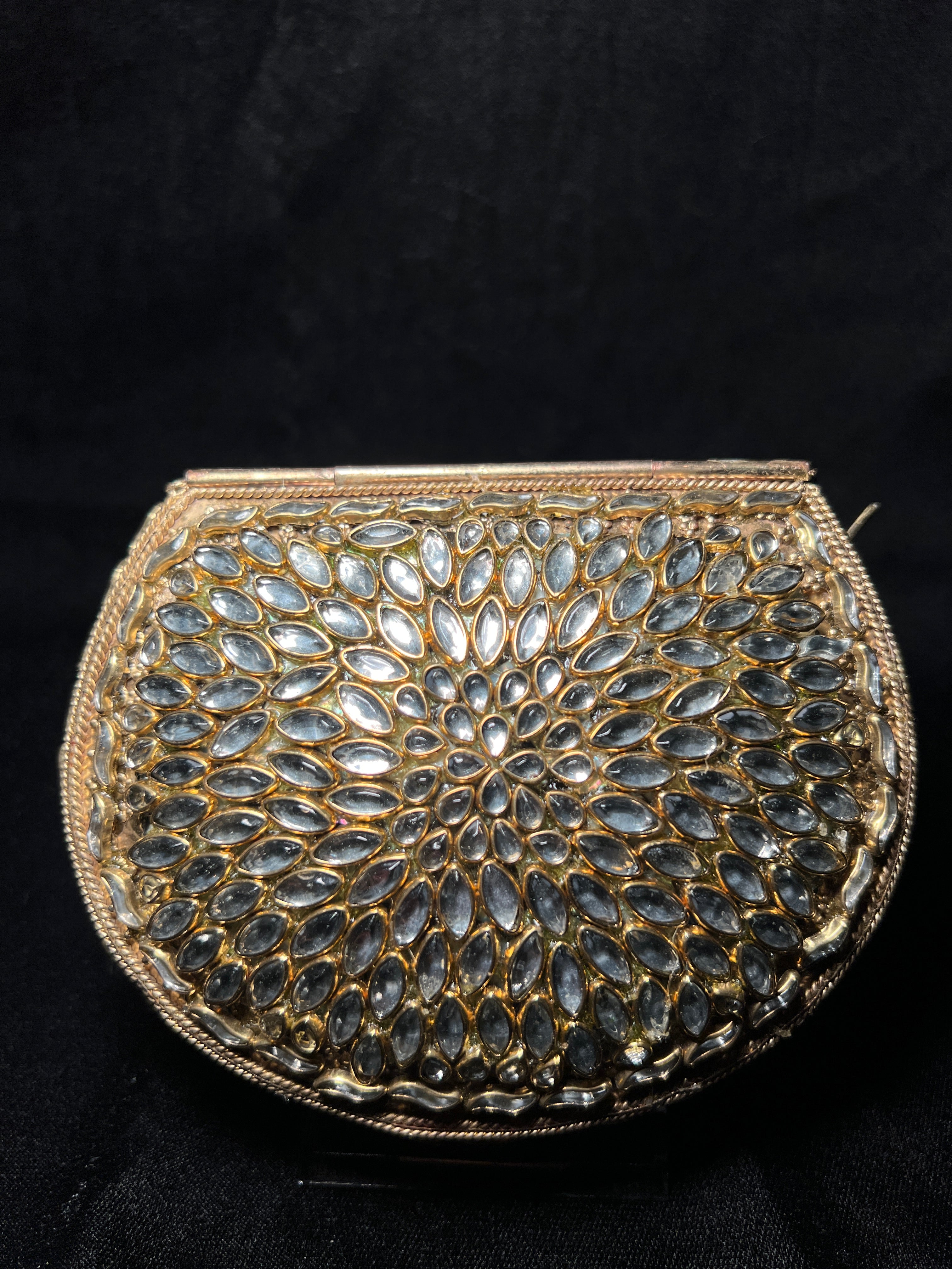 Medium U Kundan Clutch | RKC-145