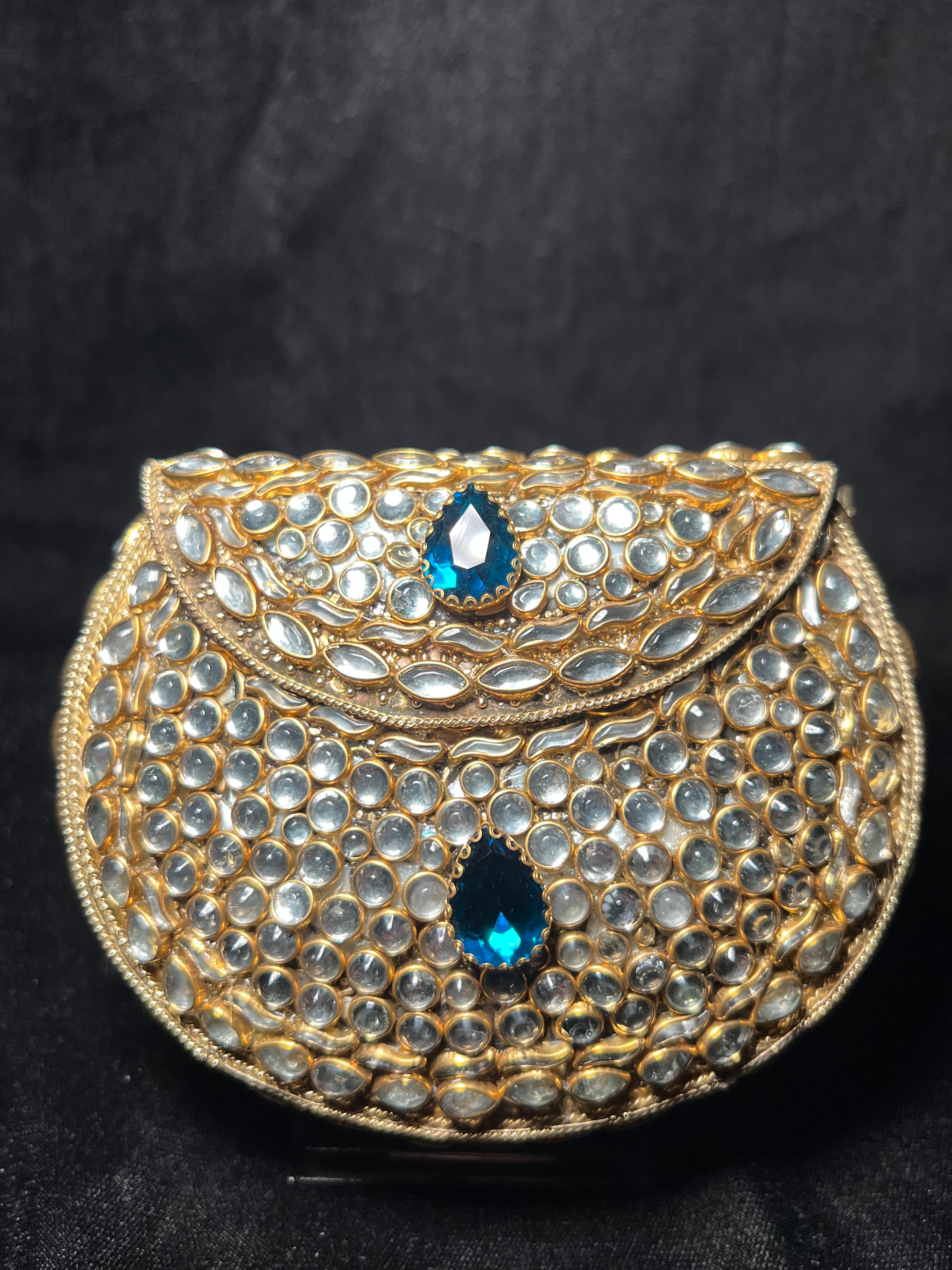 Medium U Kundan Clutch | RKC-146