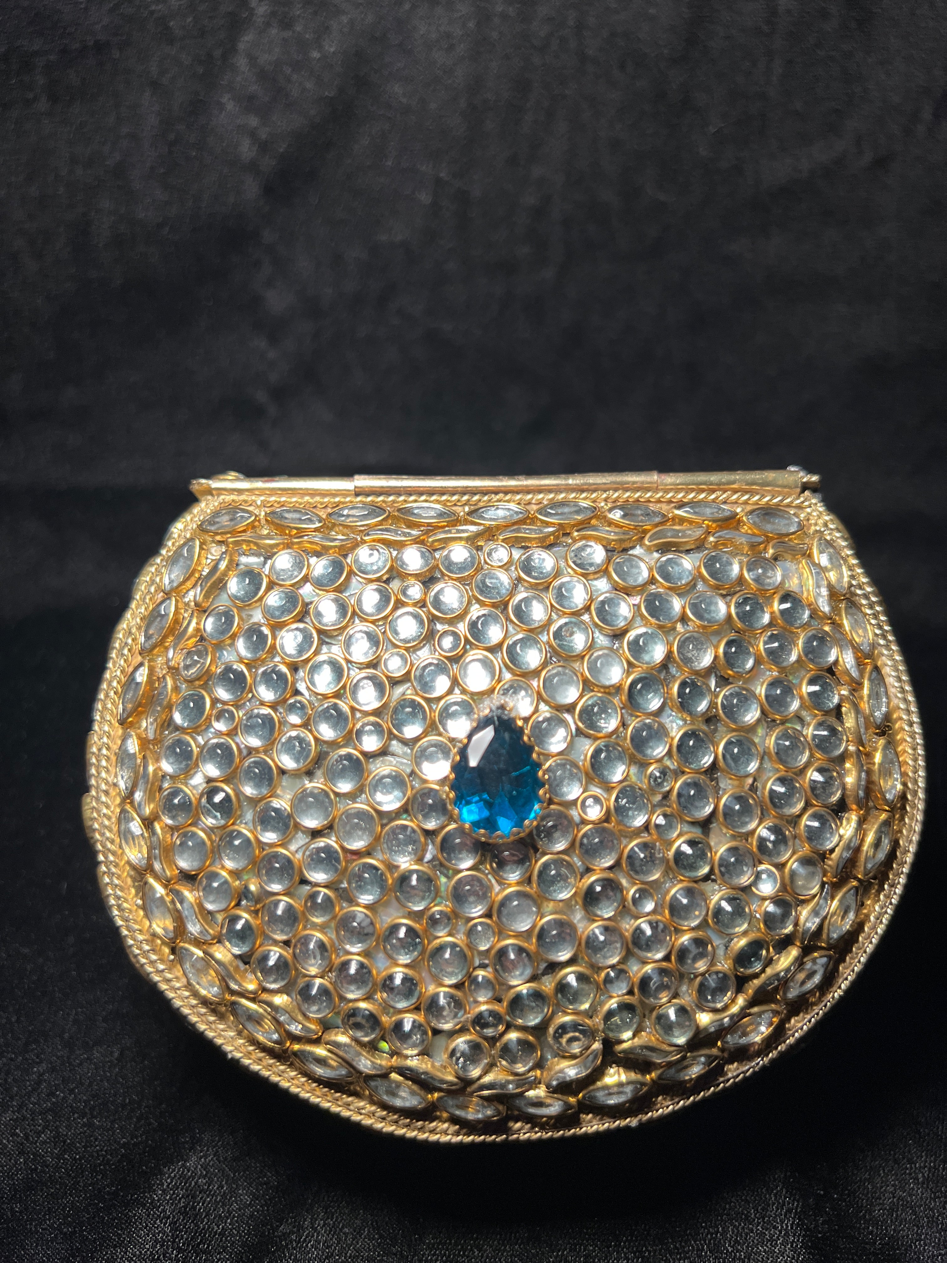 Medium U Kundan Clutch | RKC-146
