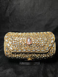 Medium Cylinder Kundan Clutch | RKC-150