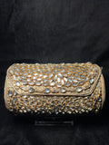 Medium Cylinder Kundan Clutch | RKC-152