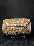 Small Cylinder Kundan Clutch | RKC-155