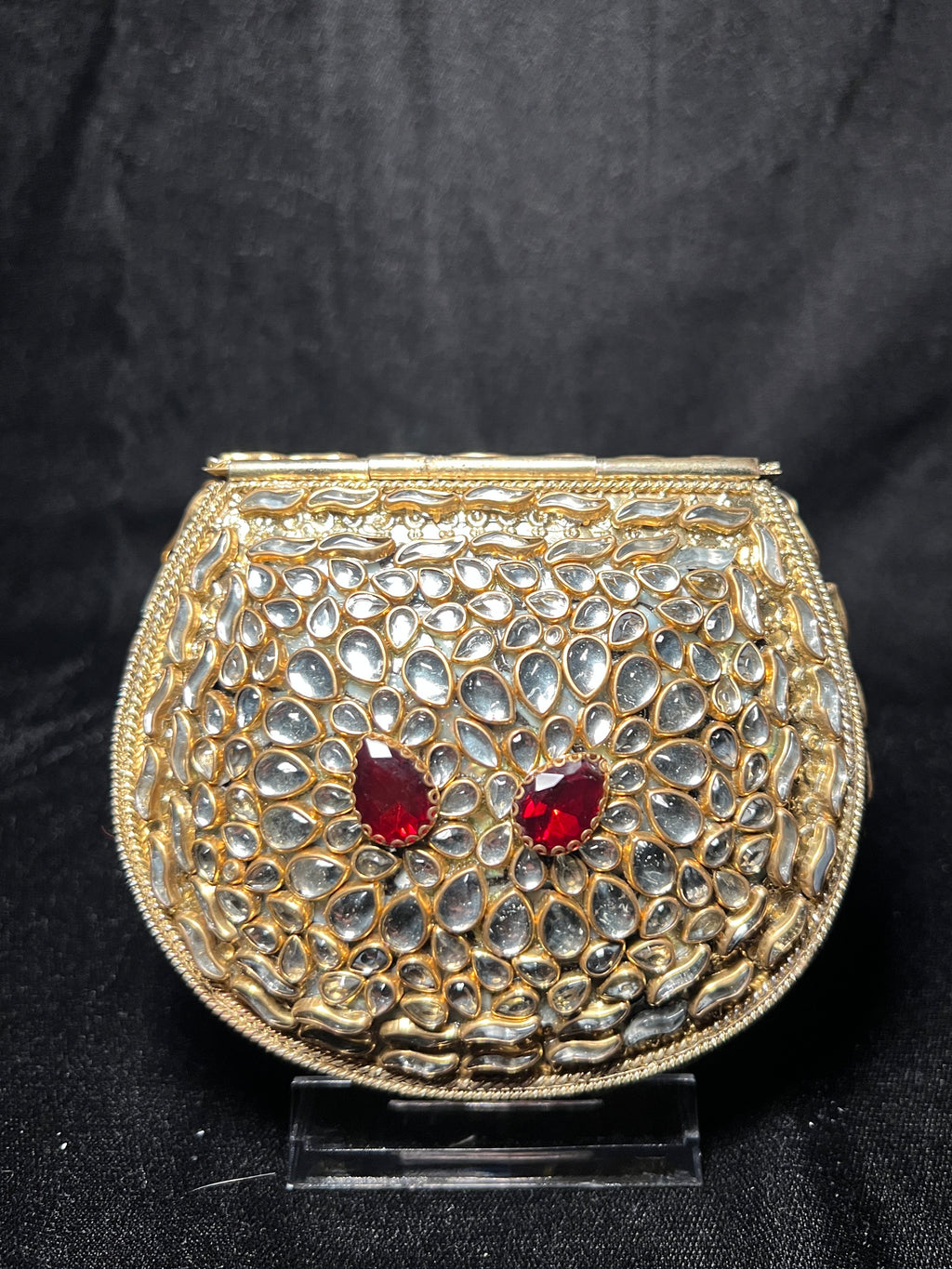 Small U Kundan Clutch | RKC-165