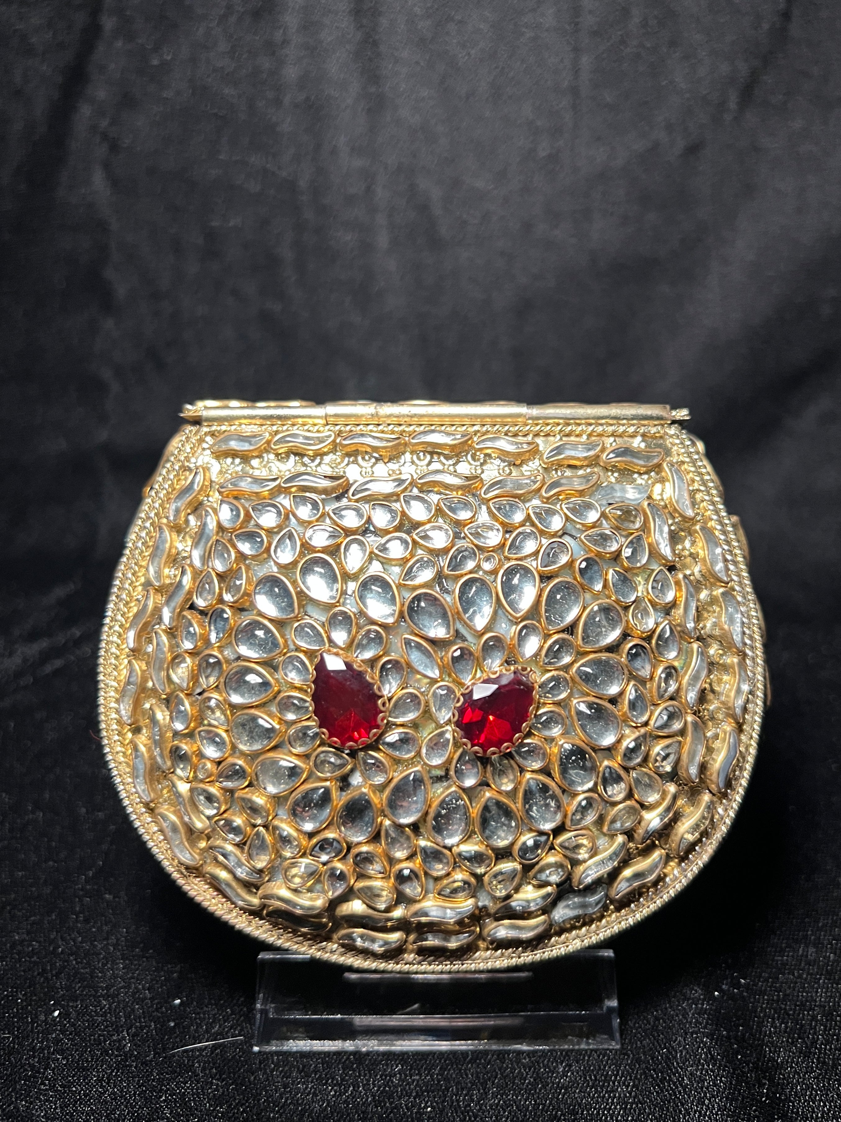 Small U Kundan Clutch | RKC-165