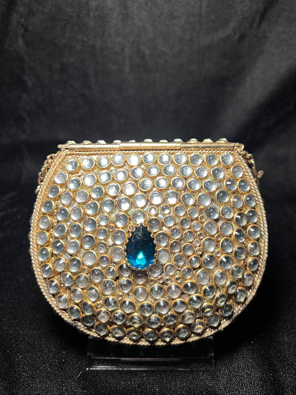 Small U Kundan Clutch | RKC-166