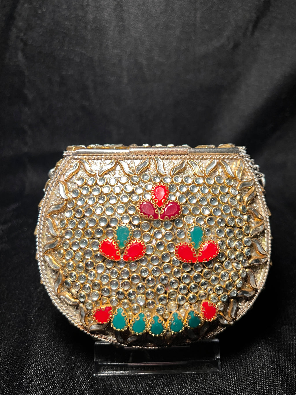 Small U Kundan Clutch | RKC-167
