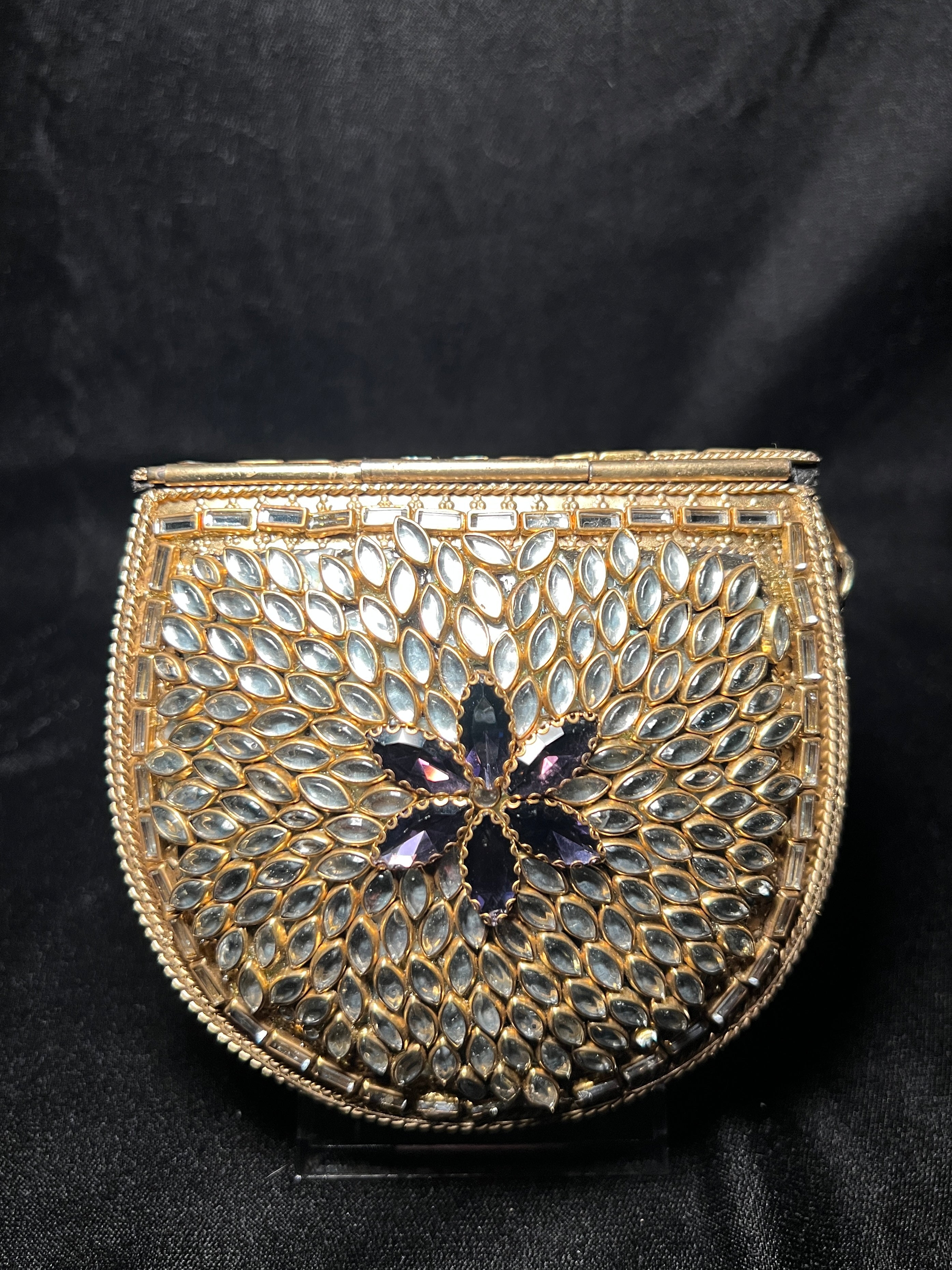 Small U Kundan Clutch | RKC-168