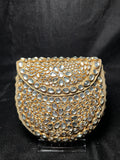 Small U Kundan Clutch | RKC-169