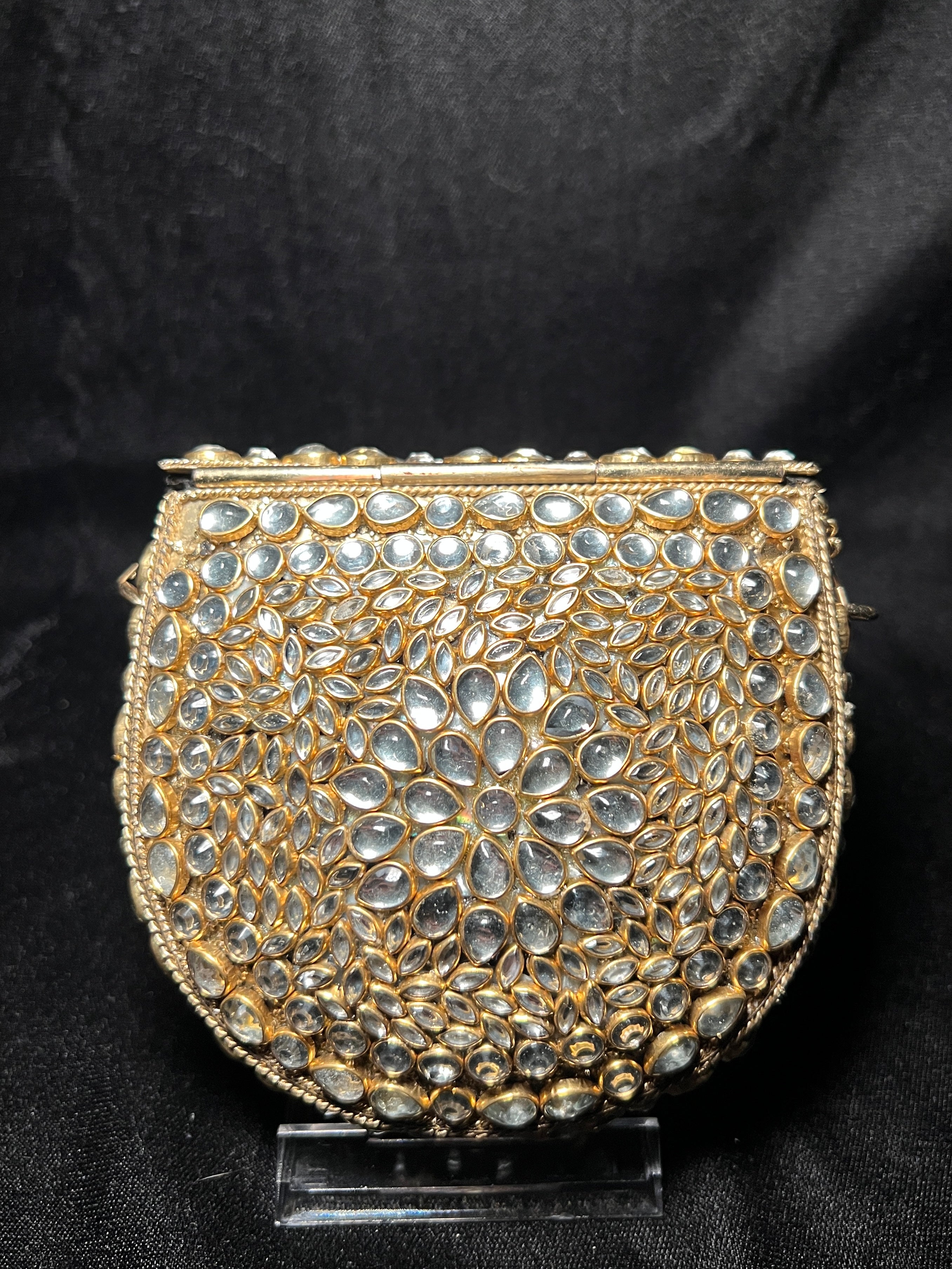 Small U Kundan Clutch | RKC-169