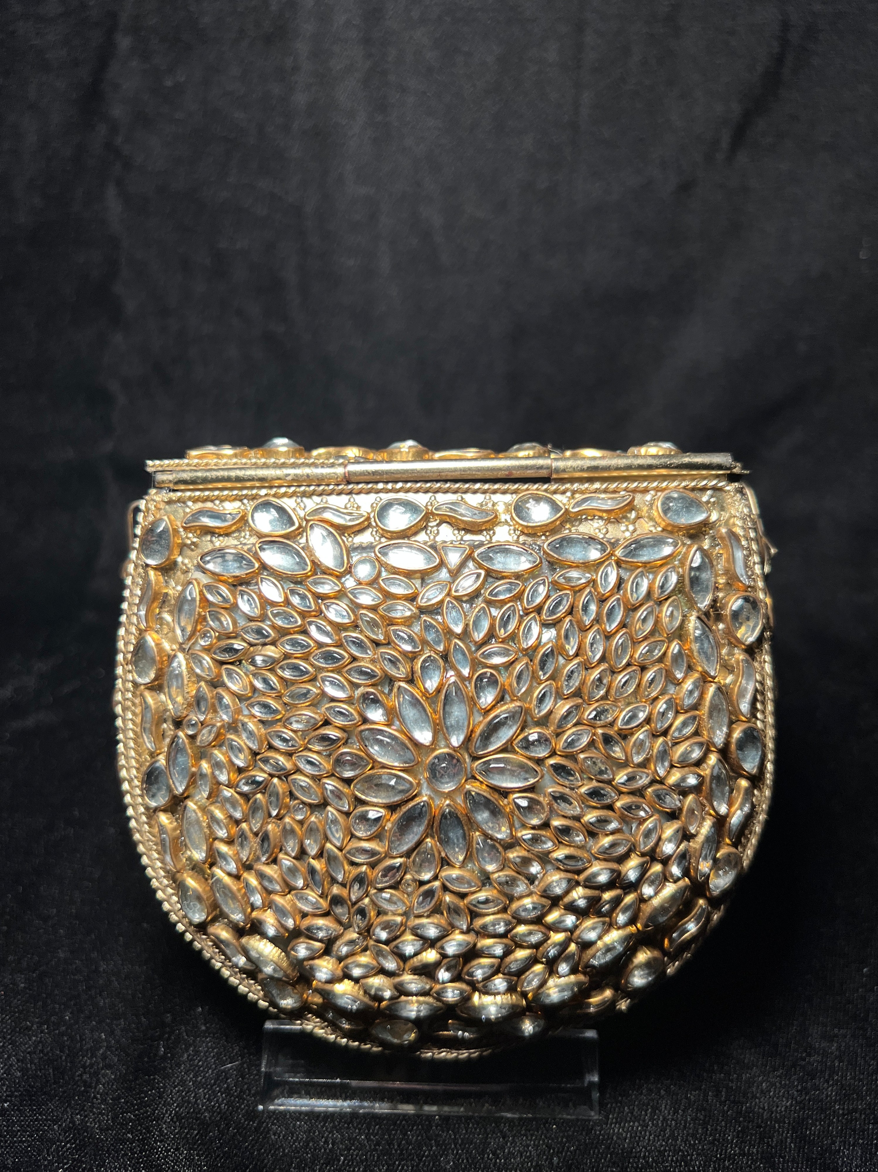 Small U Kundan Clutch | RKC-171