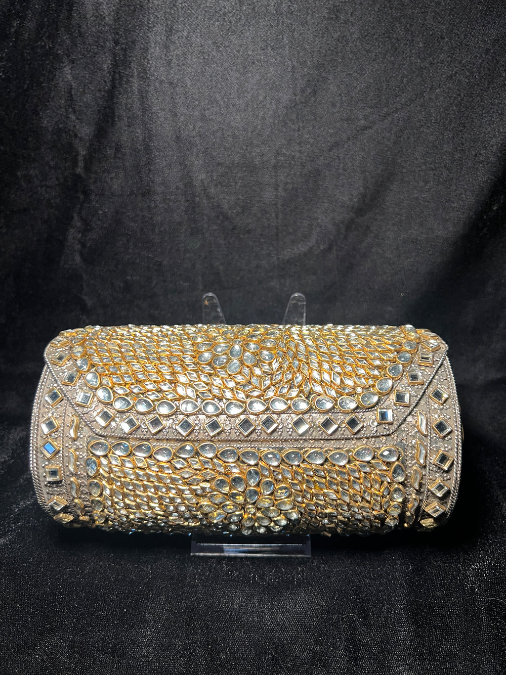 XL Cylinder Kundan Clutch | RKC-175
